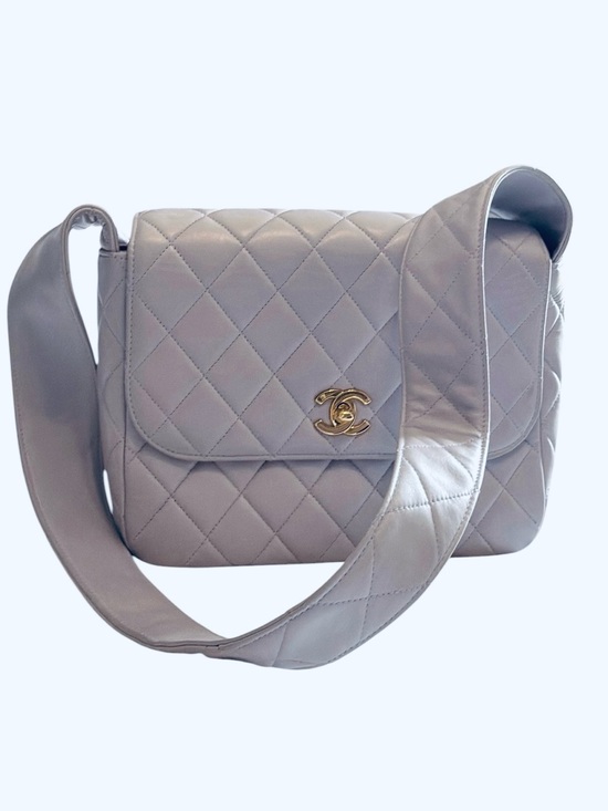 CHANEL Handbags - CHANEL Vintage 1996–1997 Lavender Quilted Lambskin Shoulder Bag